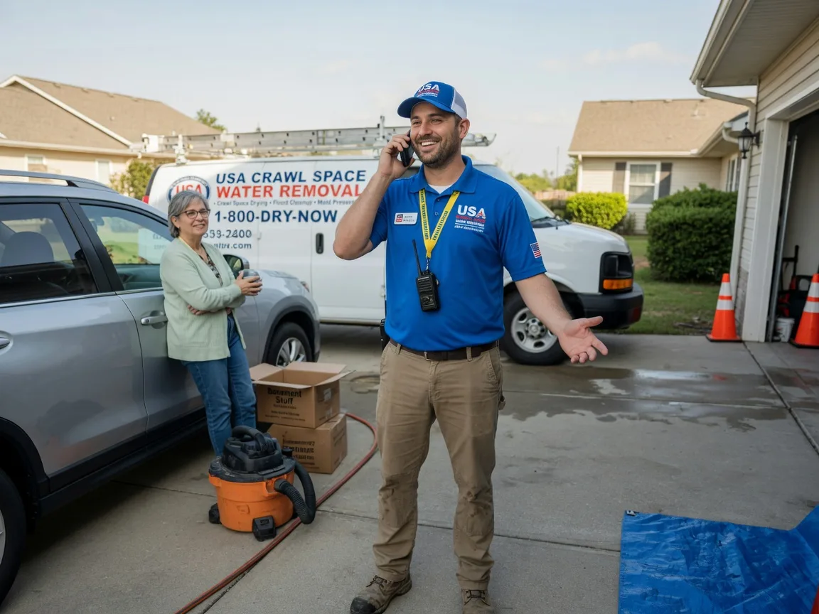 Crawl Space Water Removal Bonlee, NC FAQs